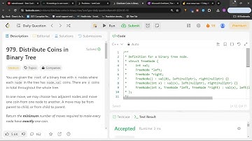 LeetCode 979.Distribute Coins in Binary Tree
