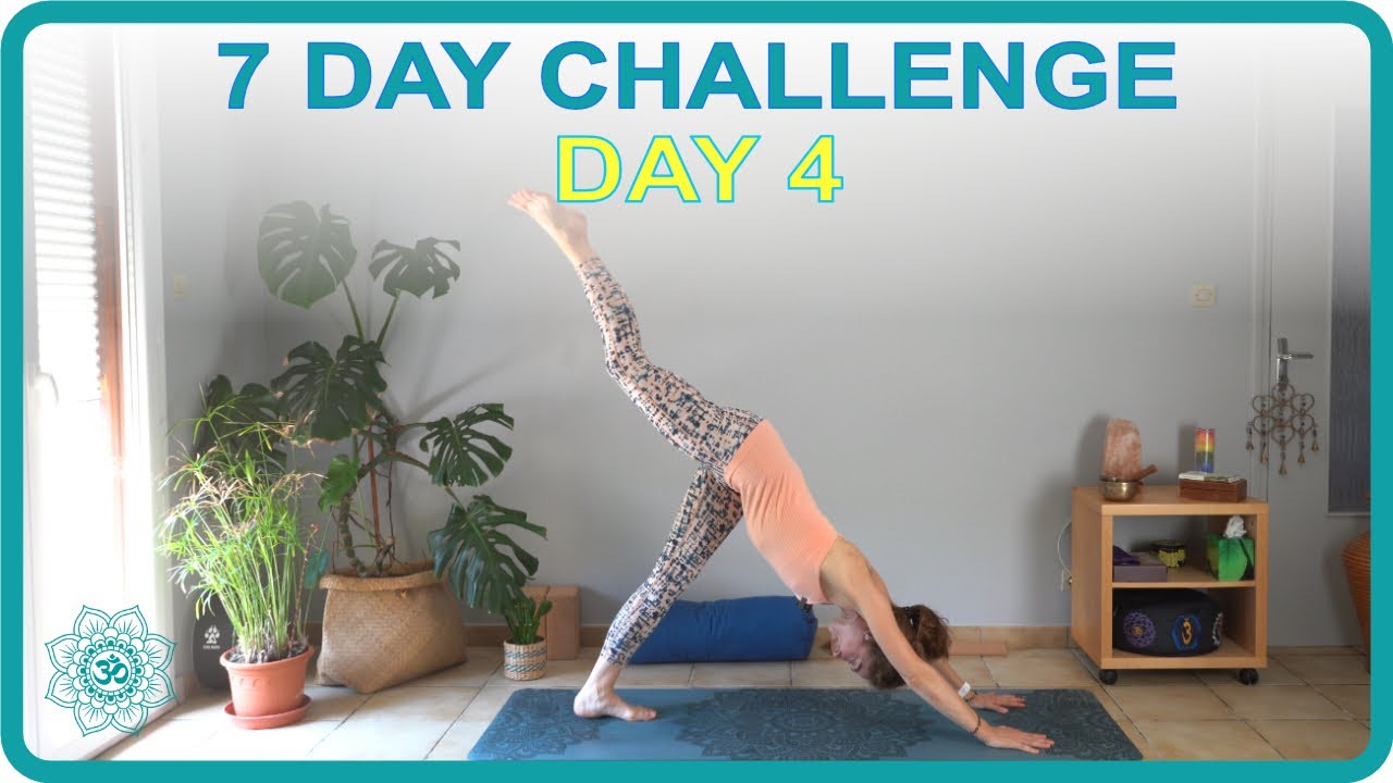 Day 4 of the 7 Day Vinyasa Yoga Challenge - YouTube
