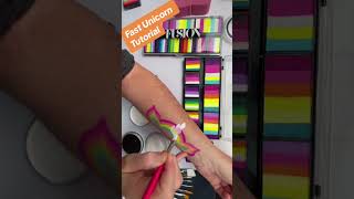 Fun Face Paint Rainbow Unicorn Tutorial