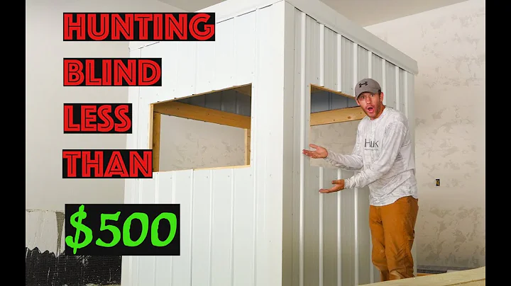 Building Big Deer Blind For Under $500!!!!!