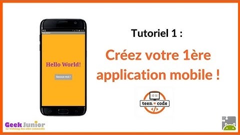 Créez votre première application mobile (Android)