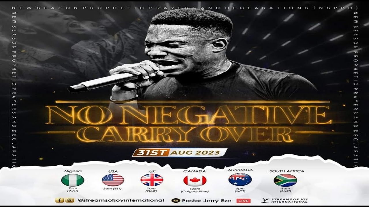 NO NEGATIVE CARRYOVER || NSPPD || 31ST AUGUST 2023