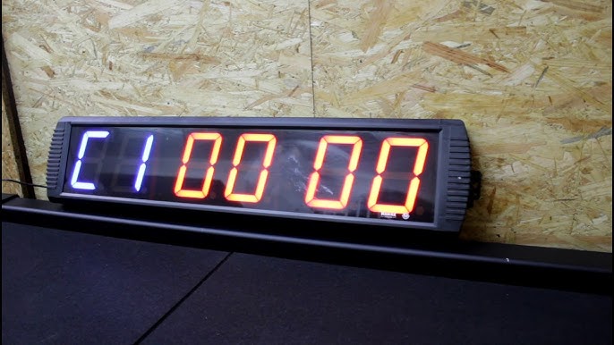 Naoeleii Gym Timer Clock for Home Gym with Remote 