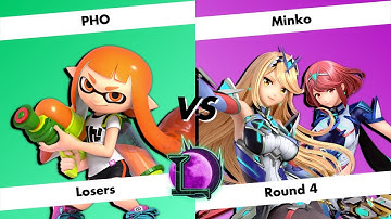 [Lunacity 27] Losers Round 4 - PHO (Inkling) vs Minko (Pyra/Mythra) - SSBU