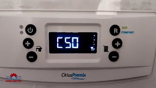 Eca Citius Premix Kombi C 50 arıza kodu nedir ? | Eca Kombi arıza kodları