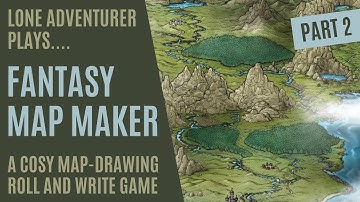 Fantasy Map Maker | A cosy map-drawing roll-and-write game | Part 2