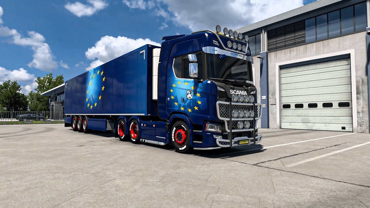 Scania V8 Beast Mangoes Delivery ETS 2 1.57 Pc Gameplay Ultra Graphics