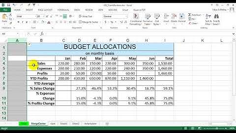 HOW TO MERGE EXCEL CELLS IN EXCEL HORIZONTALLY AND VERTICALLY [2 MIN]