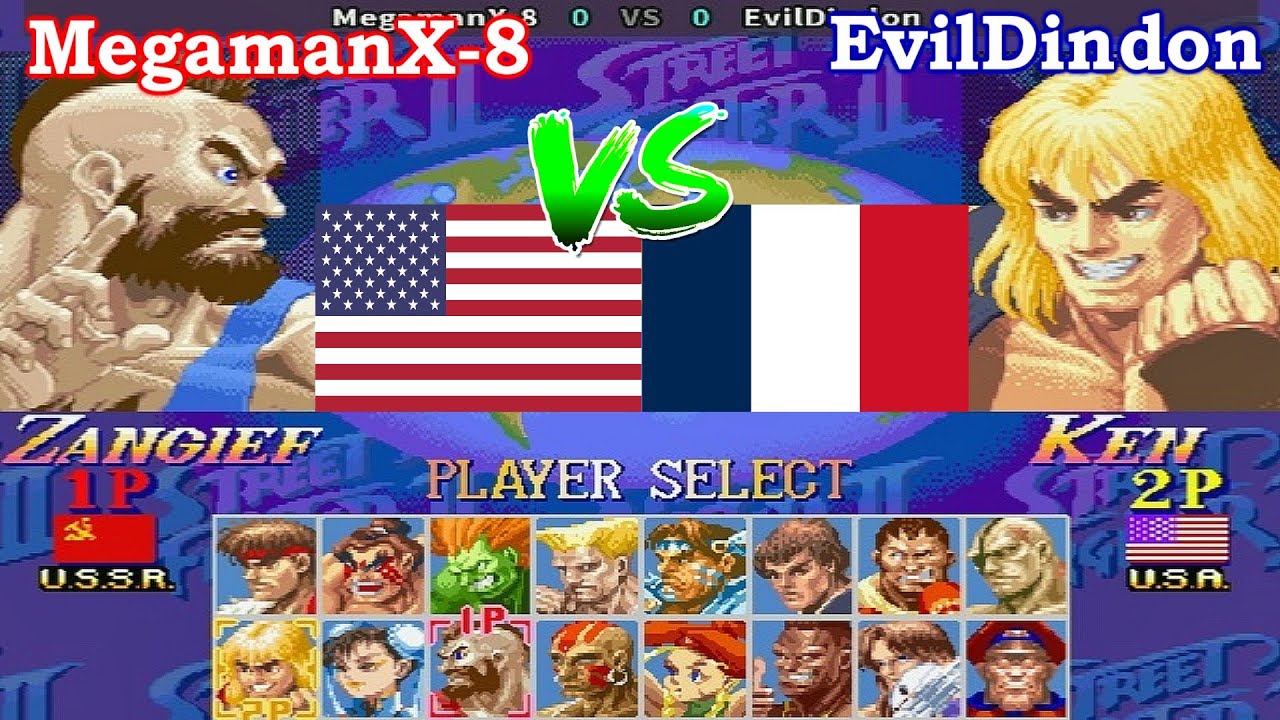 Super Street Fighter II X: Grand Master Challenge - MegamanX-8 vs EvilDindon