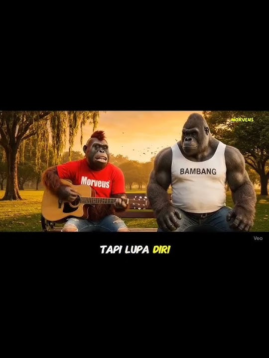 Sindiran teman gak tau diri 😁 #katasindiran #orangutan #lagulucuanak #videolucu #videosindiran