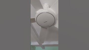 Quạt Trần 5 Cánh Panasonic màu Trắng #ceilingfan #quattran #quattrandep #fans