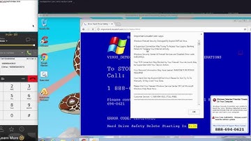 Tech Support Scammer - Fake Command Prompt