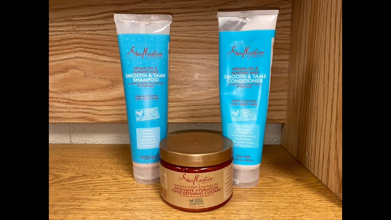 Shea Moisture hair product review YouTube