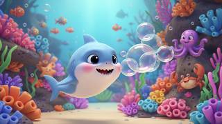 Baby Shark Bubble Balloon Ride | Fun Ocean Adventure Song for Kids 🦈🎈🫧 Nursery Rhyme Animation