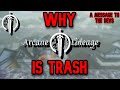 Arcane lineage  why the game is trash a message to the devs