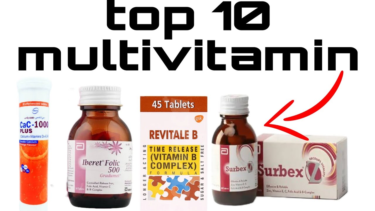 Top 10 Multivitamins In Pakistan Best Multivitamins & Minerals