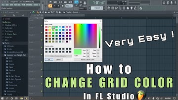 How to Change Grid Color in FL Studio || Very Easy !