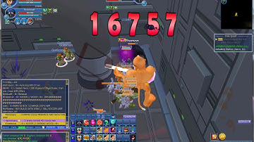 DMO | Datamon Hard Solo Mode | No Buff No Skin No Bot No Skin | Digimon Masters Online 2018