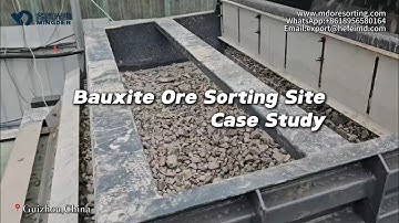 Bauxite sorting site #oresorting #mineralsorting #bauxiteore