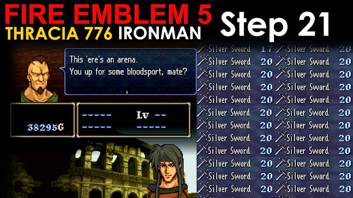 FE5 Step 21: Grind vast amounts of gold in the Arena to buy Silver Swords and Wind tomes