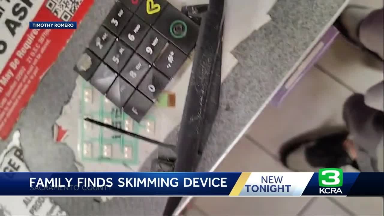 Man finds ATM skimming device at 7-Eleven in Sacramento County - YouTube