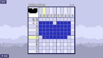 Picross Touch (Medium Level 33) Gameplay and Tutorial