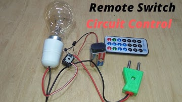 how to make remote control led bulb _ Automatic ON and OFF Light electronics projects