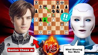 This Genius CHESS AI BRILLIANTLY Sacrificed His Queen Against Stockfish 16 In A Chess Match | Chess screenshot 5
