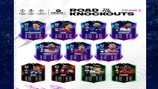 Nuevas cartas de Road To The Knockouts o rumbo a la final, André en objetivos, de Litg sbc FIFA 22