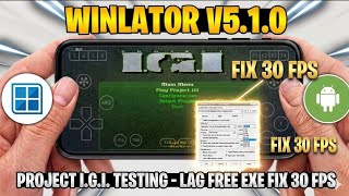 How to Play Project IGI 1 on Android | Just 50MB! | Winlator Lag Fix & 30 FPS