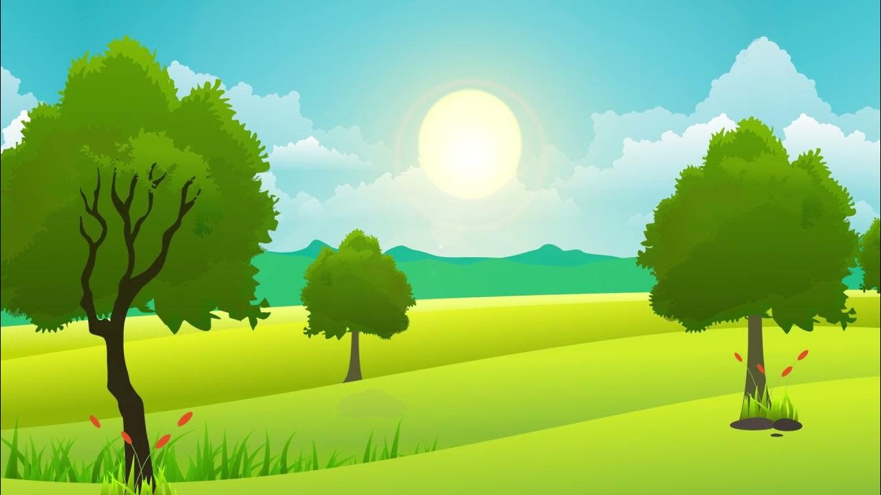 Morning Sun Coming Up Free Animated Footage - YouTube