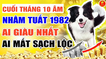 Nhâm Tuất 1982 Ai GIÀU NHẤT, Ai MẤT SẠCH LỘC Những Ngày Cuối Tháng 10 Âm Lịch