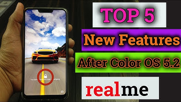 Top 5 New Features in RealMe C1 After Color Os 5.2 Update | New Theme?