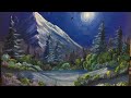 The Joy of Acrylic - Art by Robert Stevens painting a snowy landscape