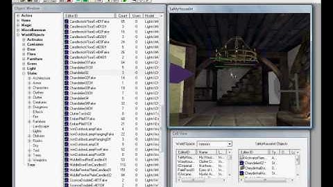 Oblivion Construction Set Guide HomeCreation! Furniture addings part one