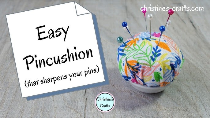 How to Make a Quick Pin Cushion for your Needlework Tool Box –