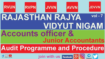 Audit Programme and procedure 2 | Part 7 | Accounts officer & Jun. Accountants