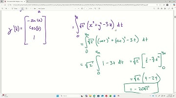 4.2 Path Integrals (Calculus III)