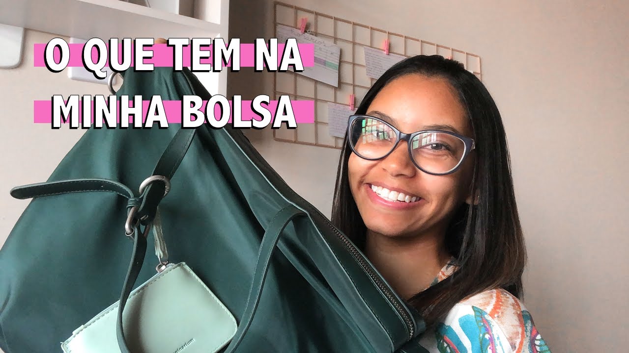 O QUE TEM NA MINHA BOLSA DO DIA A DIA | necessaire do dia a dia