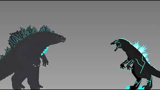 Godzilla vs celestial Godzilla
