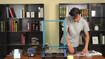Unboxing & setup the 3D printer CR10 Full video