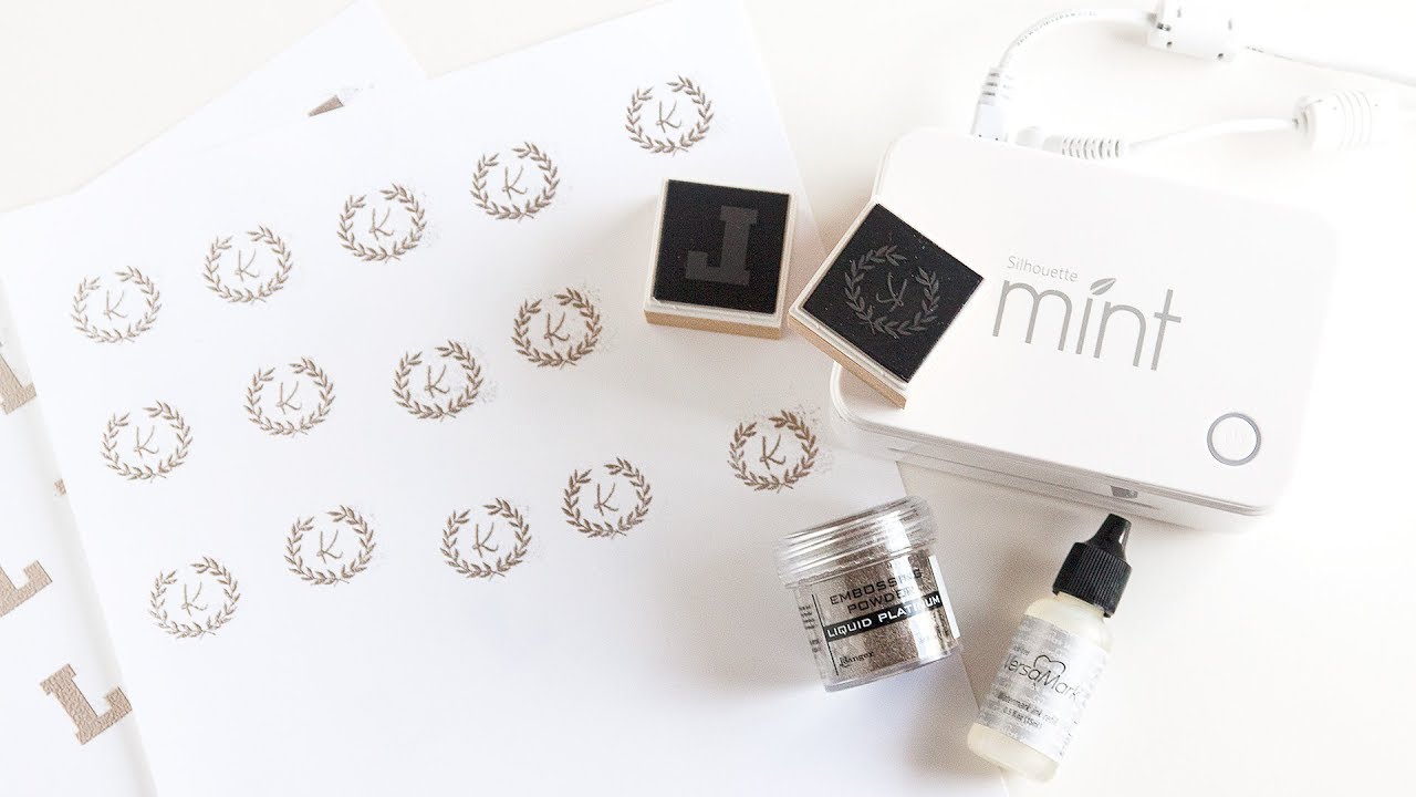 Silhouette Mint Tutorial for Beginners - Unboxing and How to Make Your  First Custom Stamp 