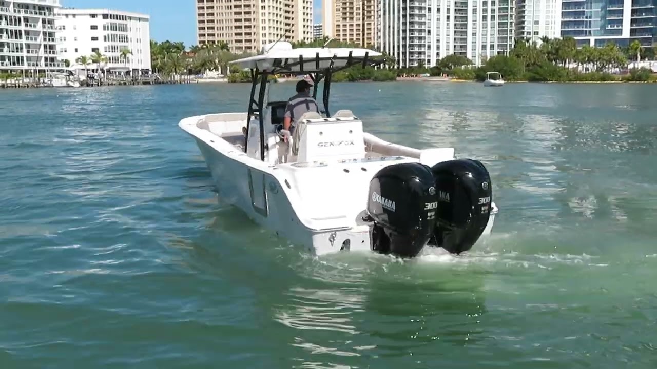 Sea Fox 288 Commander 360 in water video