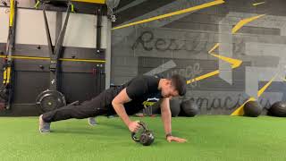 High plank push pull