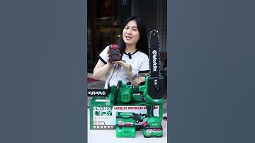 Máy cưa xích pin WORKFIX WF-CS12BL, Lam Xích 12inch - Động Cơ Không Chổi Than - Có Tra Nhớt