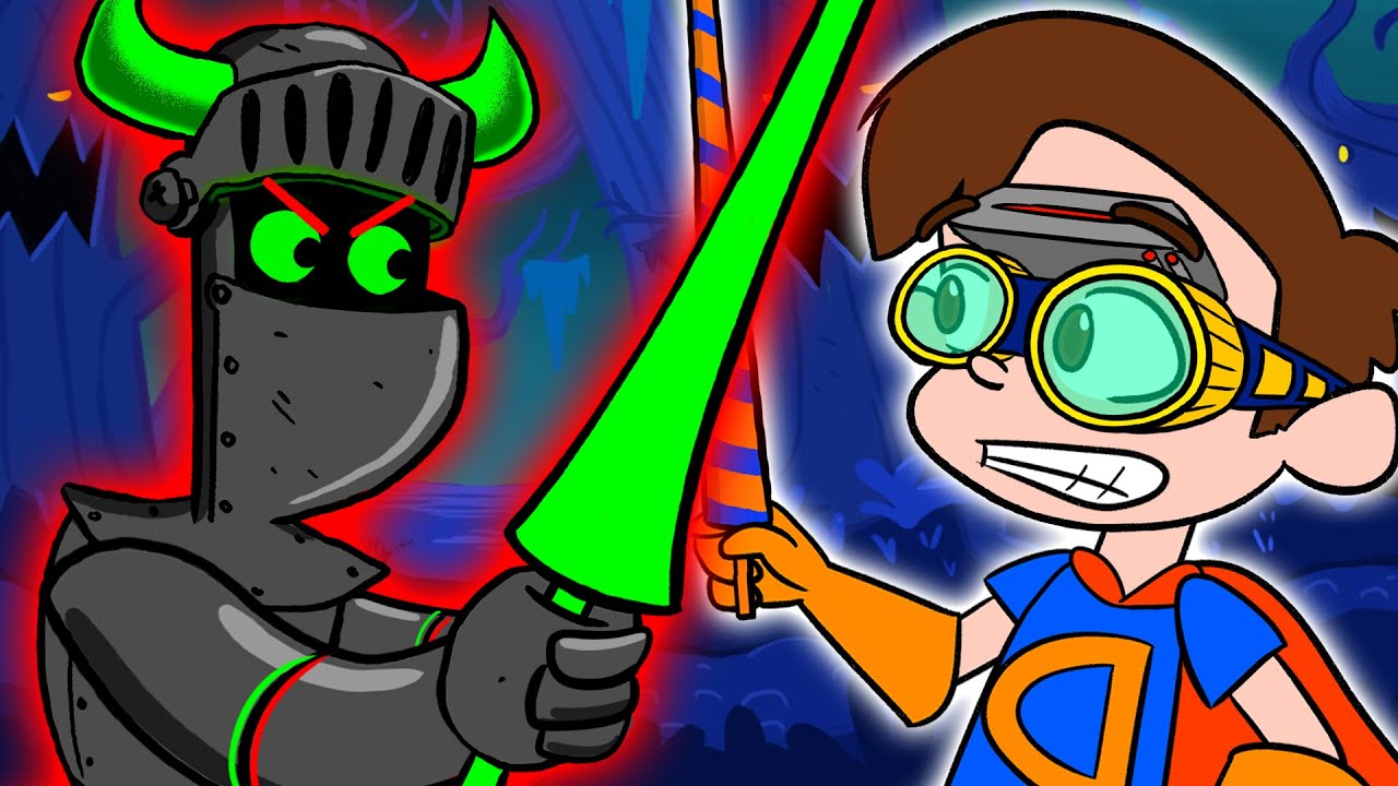 Super Drew Battles Nightmares & Knight Mare! | A Stupendous Drew Pendous Superhero Story