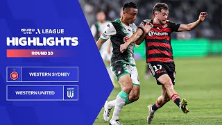 Western Sydney Wanderers FC v Western United FC - Highlights | Isuzu UTE A-League 2023-24 | Round 20