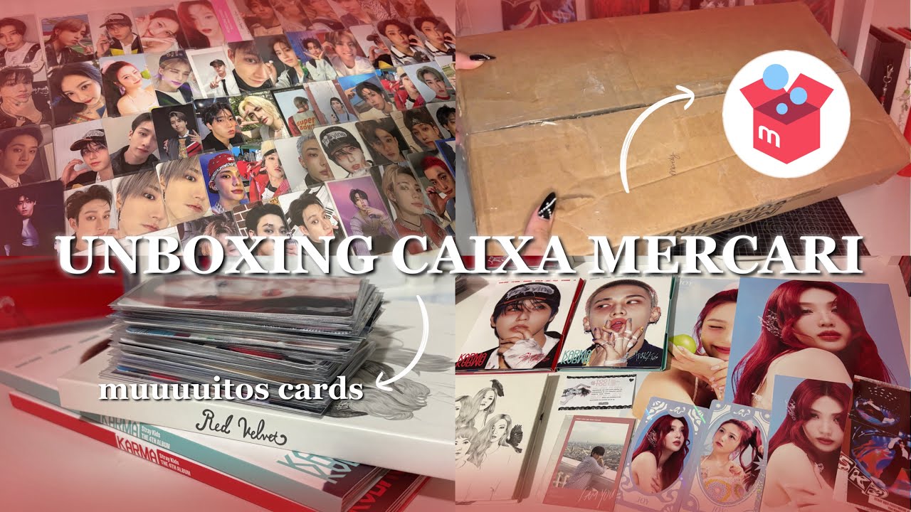 Unboxing caixa mercari !