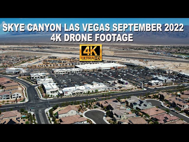 Skye Canyon Las Vegas 4K Drone Footage September 2022