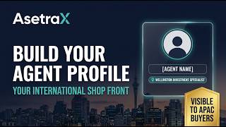 Agent profile with captions